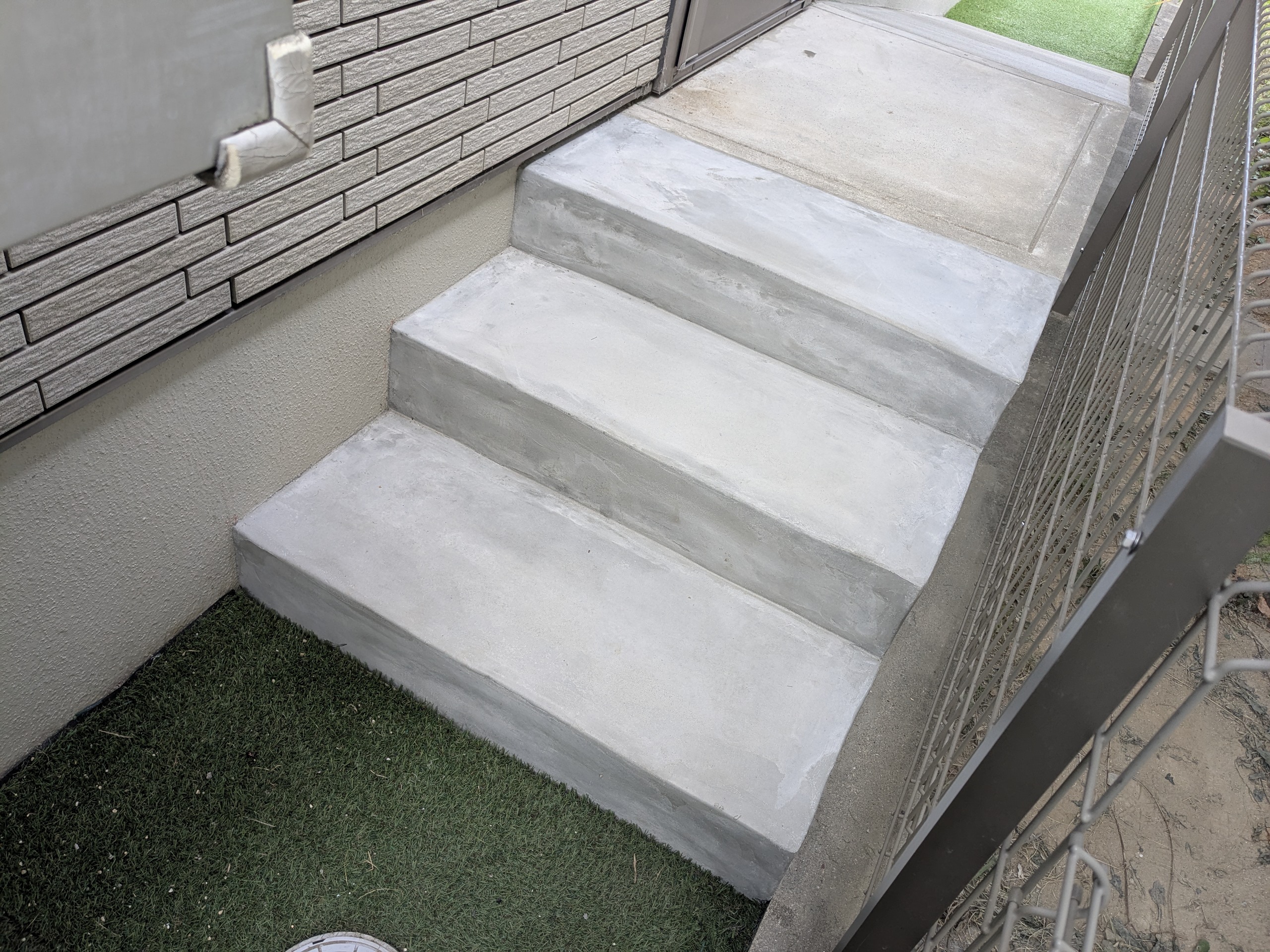 階段段数変更工事