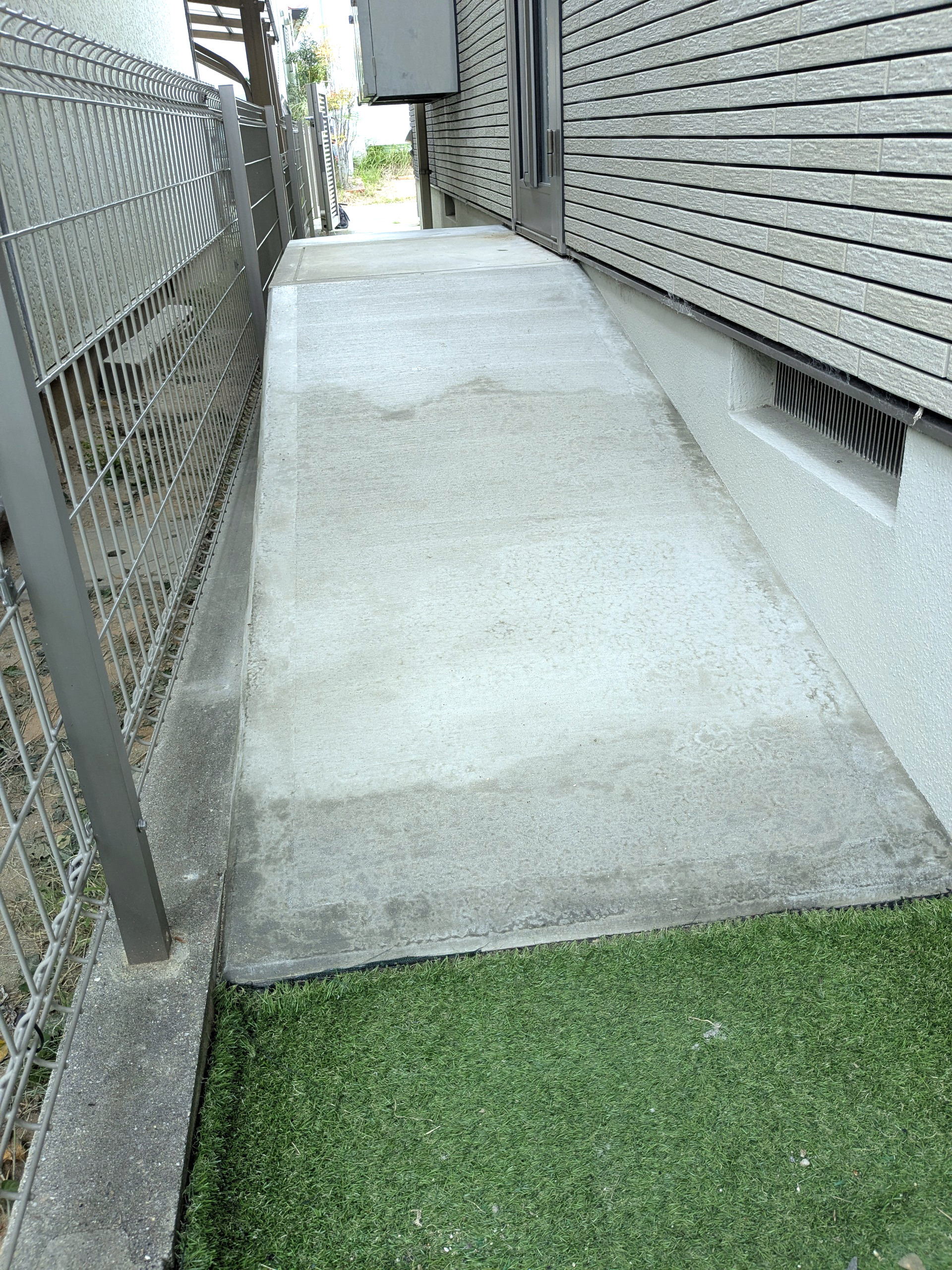 階段をスロープにする工事