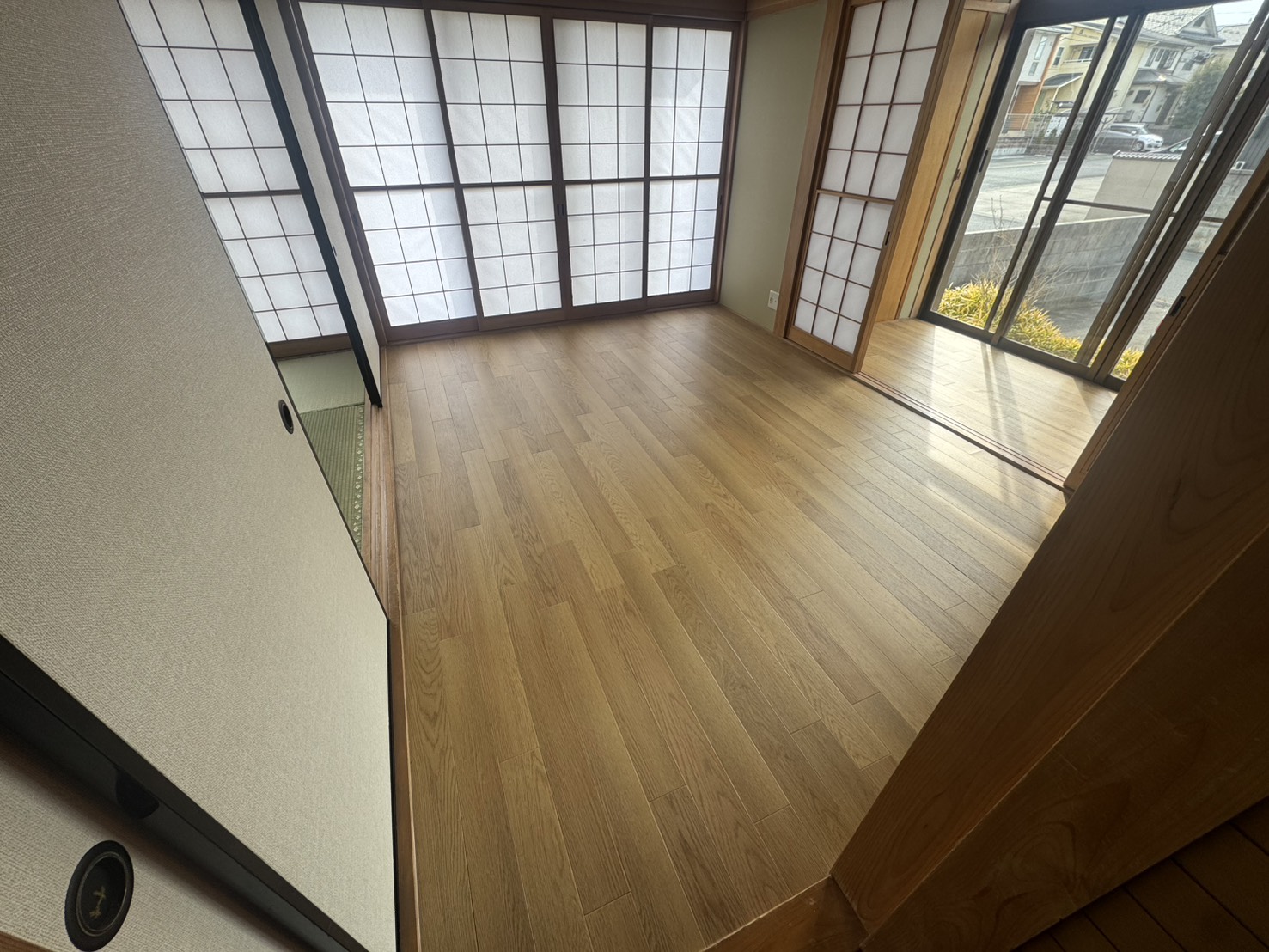 和室を洋室間にリフォーム