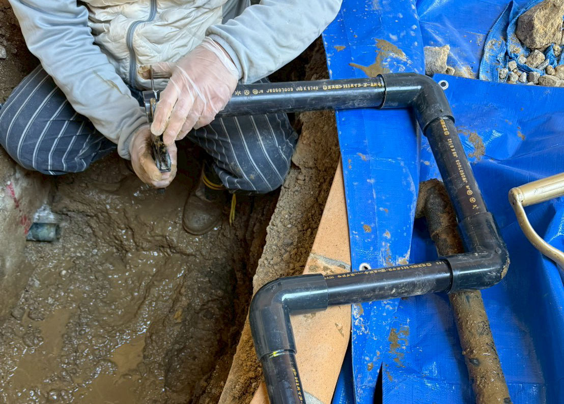 水道配管の漏水調査・修繕